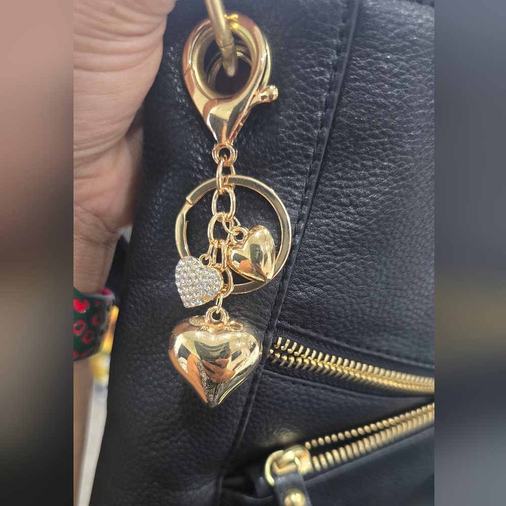 Charming Gold bag charm